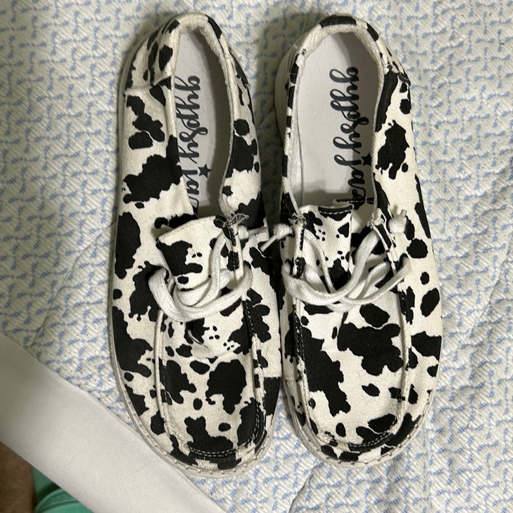 Gypsy Jazz Cow Print Shoes